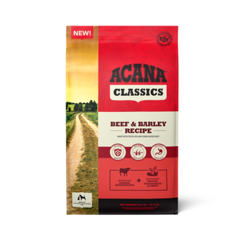 ACANA Classics, Beef and Barley Recipe Dry Dog Food