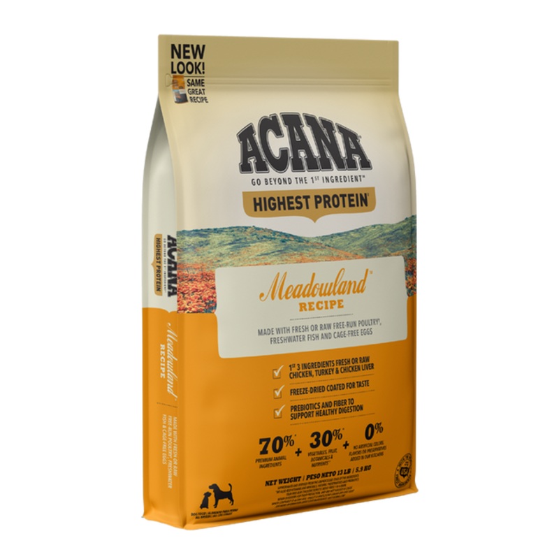 ACANA Highest Protein Meadowland Recipe Dry Dog Food