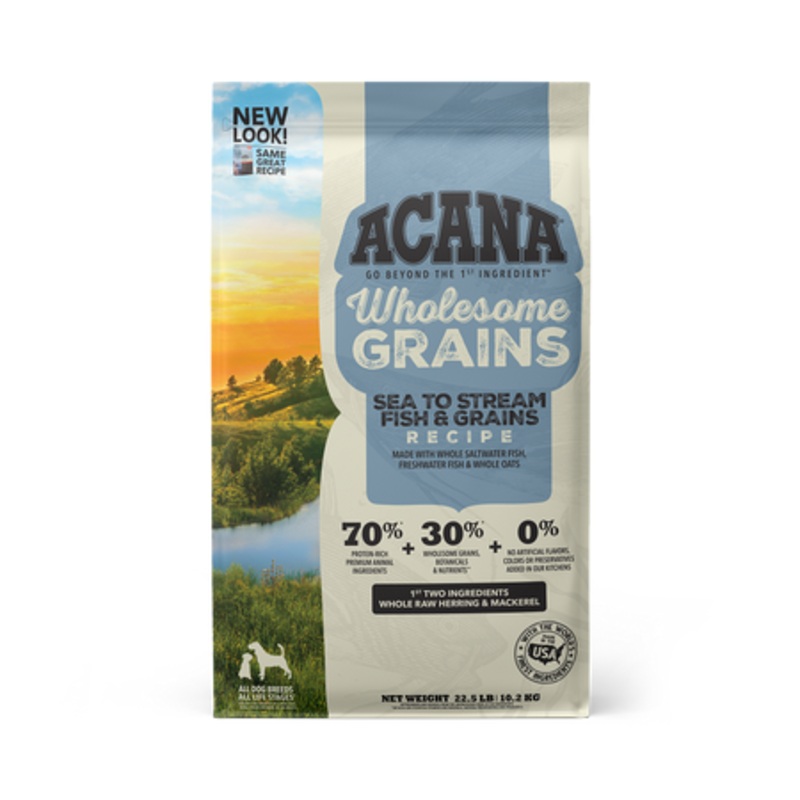 ACANA Wholesome Grains Sea to Stream Fish & Grains Recipe Dry Dog Food