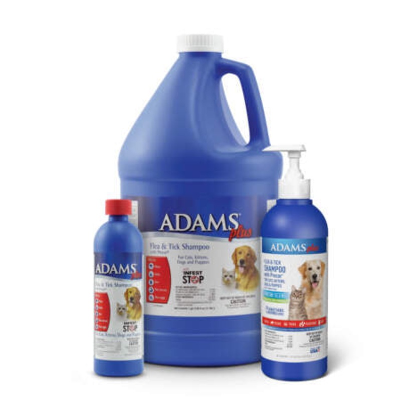 Adams Plus Flea & Tick Shampoo with Precor