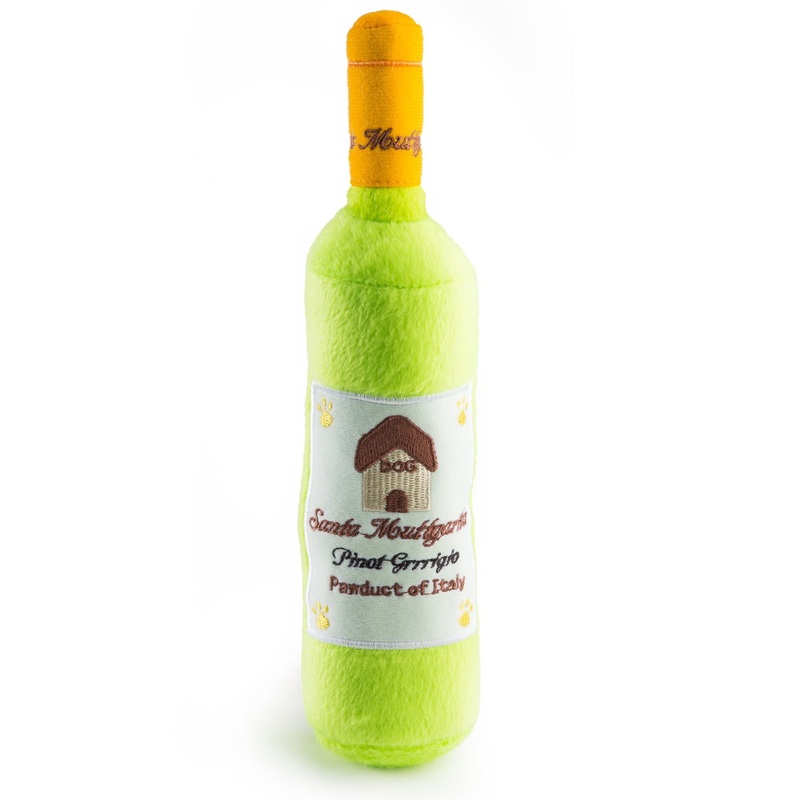 Santa Muttgarita Pinot Grrrigio Dog Toy