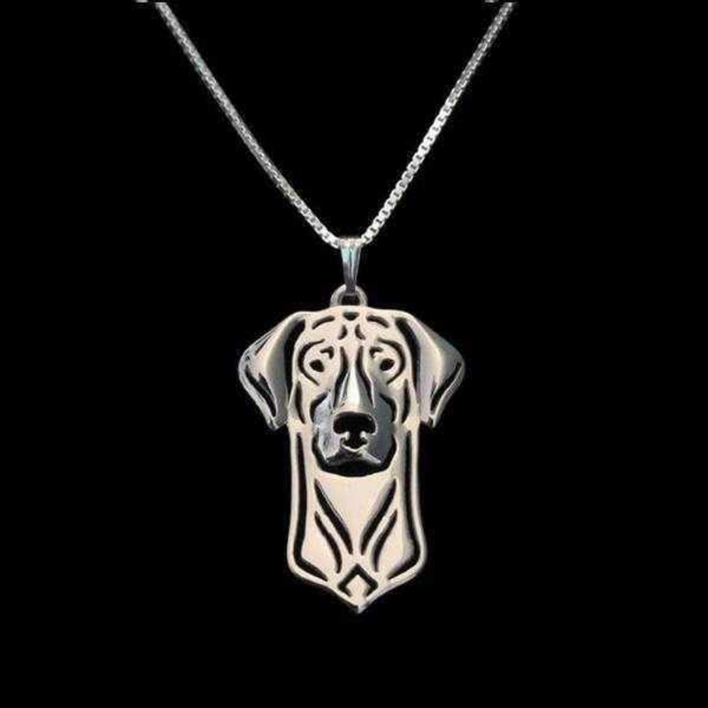 Dog Pendant Necklace - Doberman