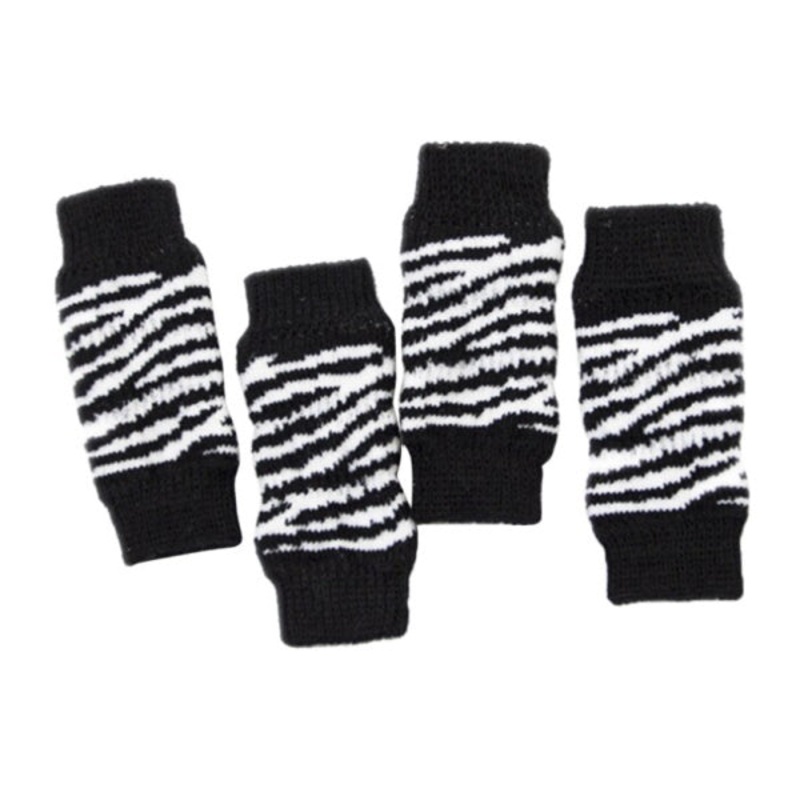 Zebra Dog Leg Warmers