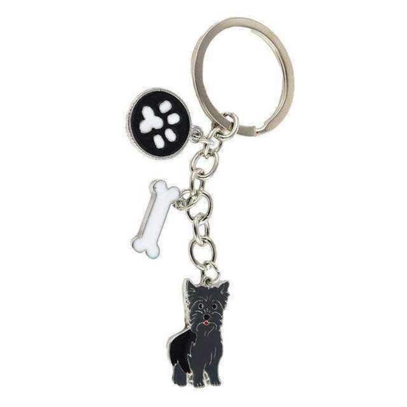 Key Ring Silky Terrier