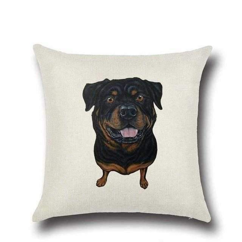 Rottweiler Throw Cushion
