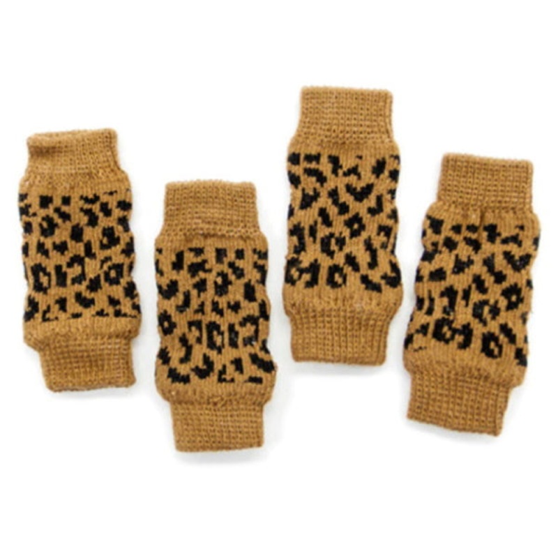 Leopard Dog Leg Warmers