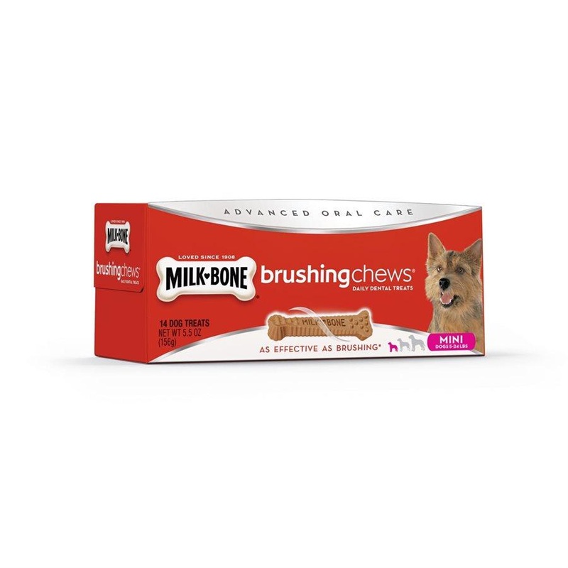 Smuckers Milk Bone Brushing Chews Mini 14 Pack 12/156g