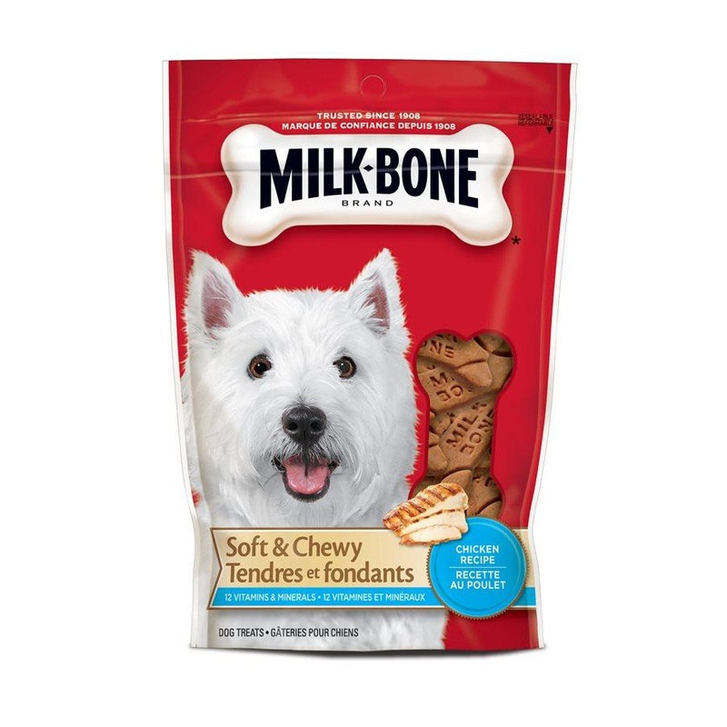 Smuckers Milk Bone Soft & Chewy Chicken Flavor Treats 12/113g