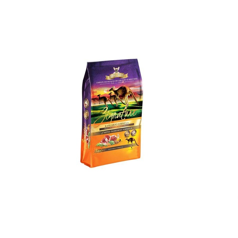 Zignature Dog Limited Ingredient Grain Free Kangaroo Small Bites 4LB