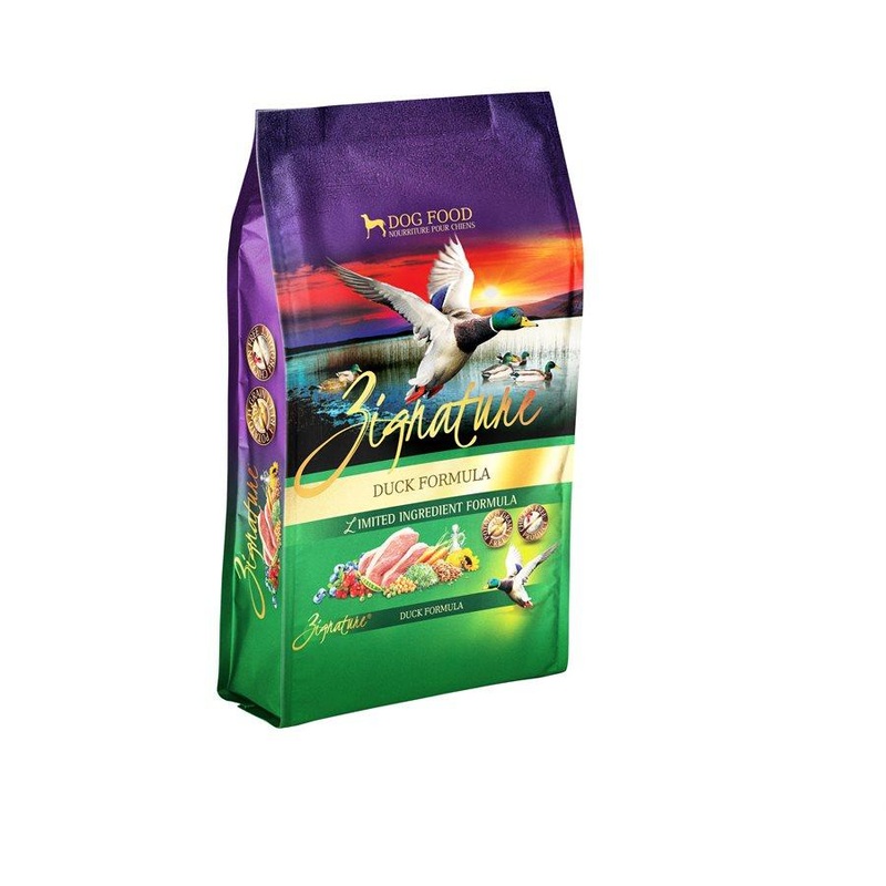 Zignature Limited Ingredient Grain Free Duck Dog Food 4 LB