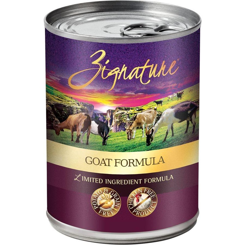 Zignature Limited Ingredient Grain Free Goat Dog Food 12/13 oz