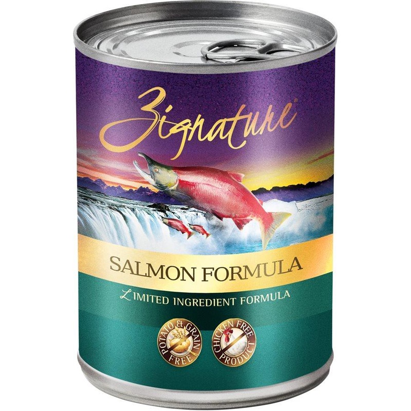 Zignature Limited Ingredient Grain Free Salmon Dog Food 12/13 oz