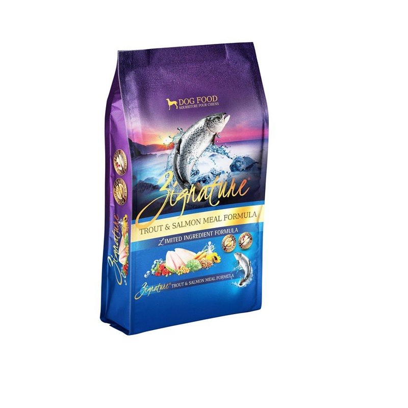 Zignature Limited Ingredient Grain Free Trout & Salmon Meal Dog Food 13.5 LB