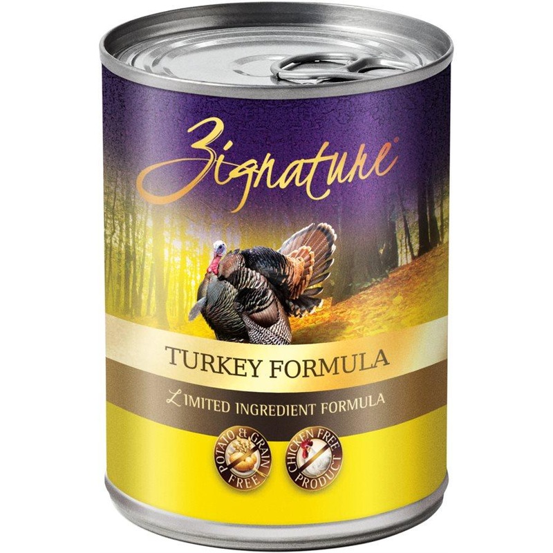 Zignature Limited Ingredient Grain Free Turkey Dog Food 12/13 oz