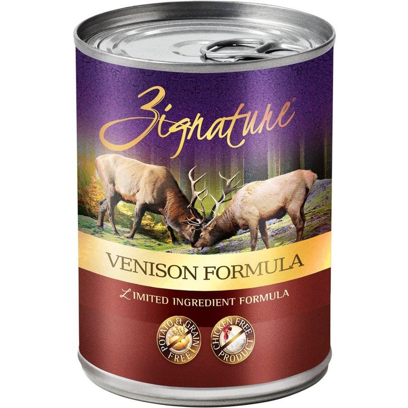 Zignature Limited Ingredient Grain Free Venison Dog Food 12/13 oz
