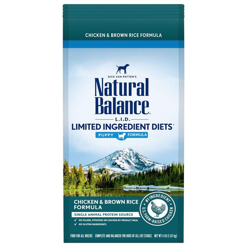 Natural Balance LID Puppy Chicken & Rice 4 LB