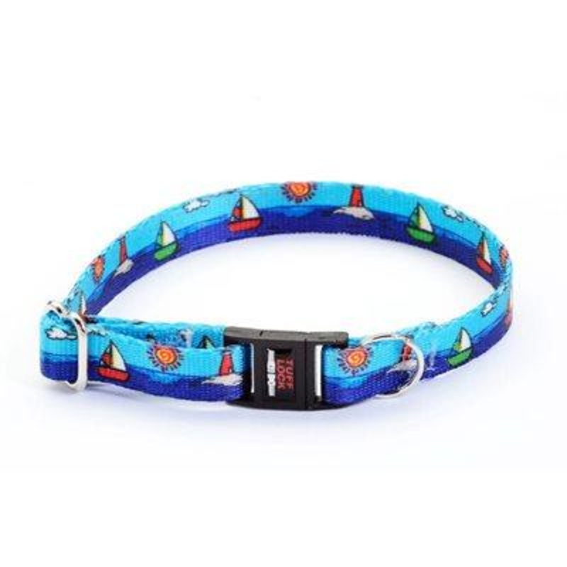 Reflex Collar 1/2" Brk-Away Sailboats