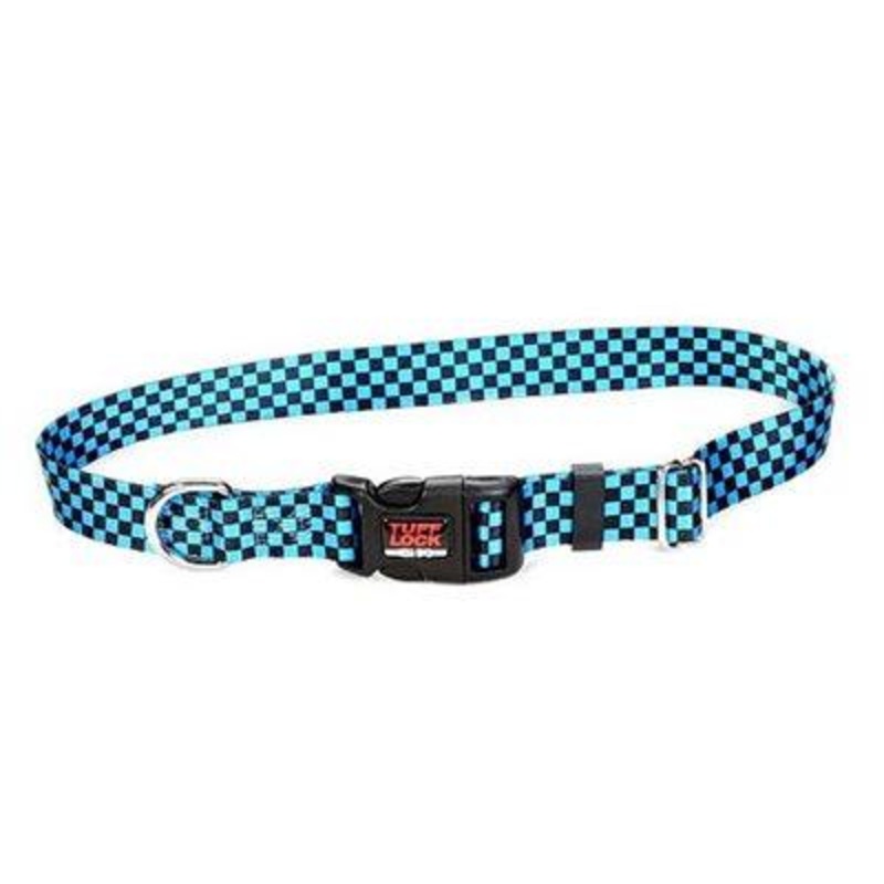 Reflex Collar 1"x25" Navy Checker