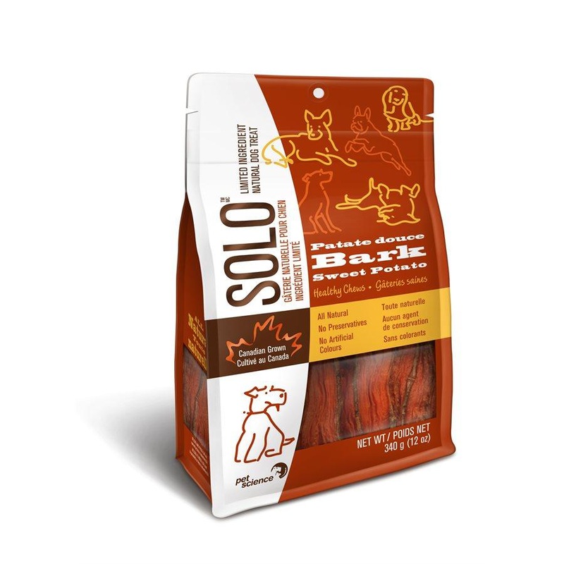 SOLO Pet Sweet Potato Bark Treats 340g