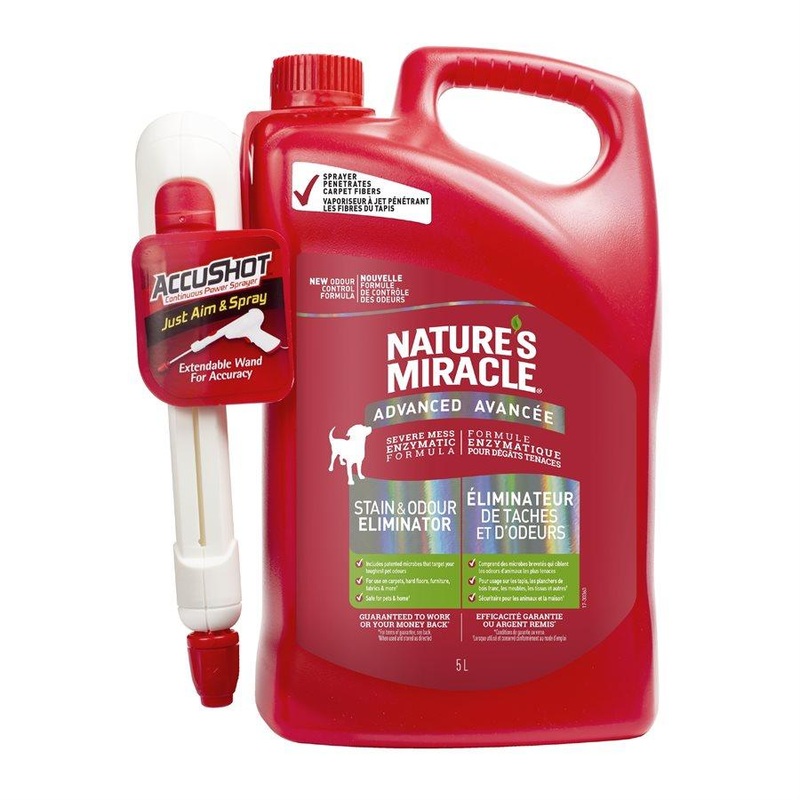 Spectrum Nature's Miracle Advanced Stain & Odor Remover Accushot 170oz