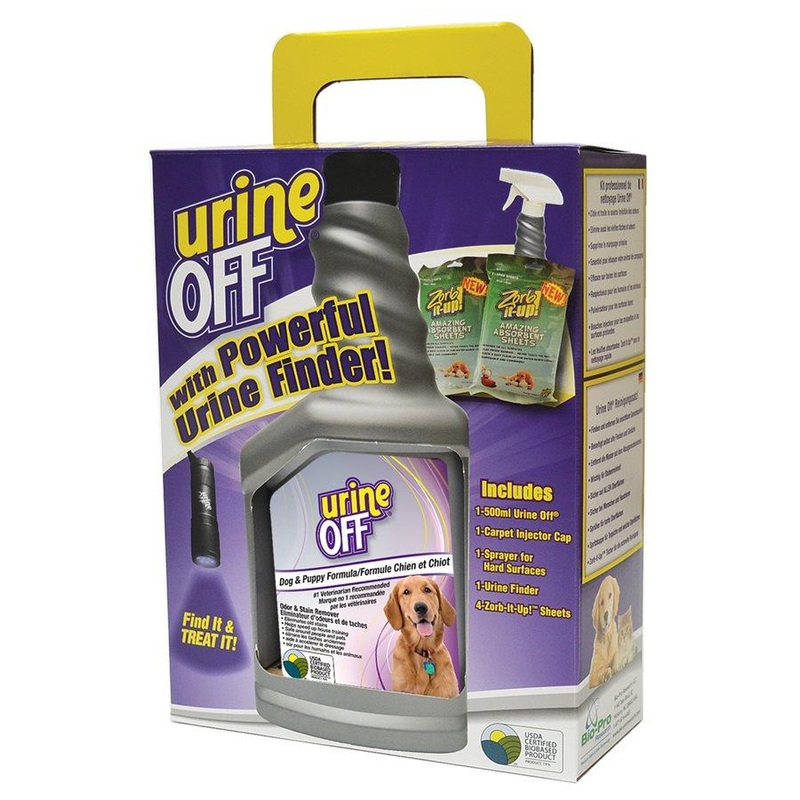Urine Off Dog & Puppy Formula Clean Up Kit with LED Light
