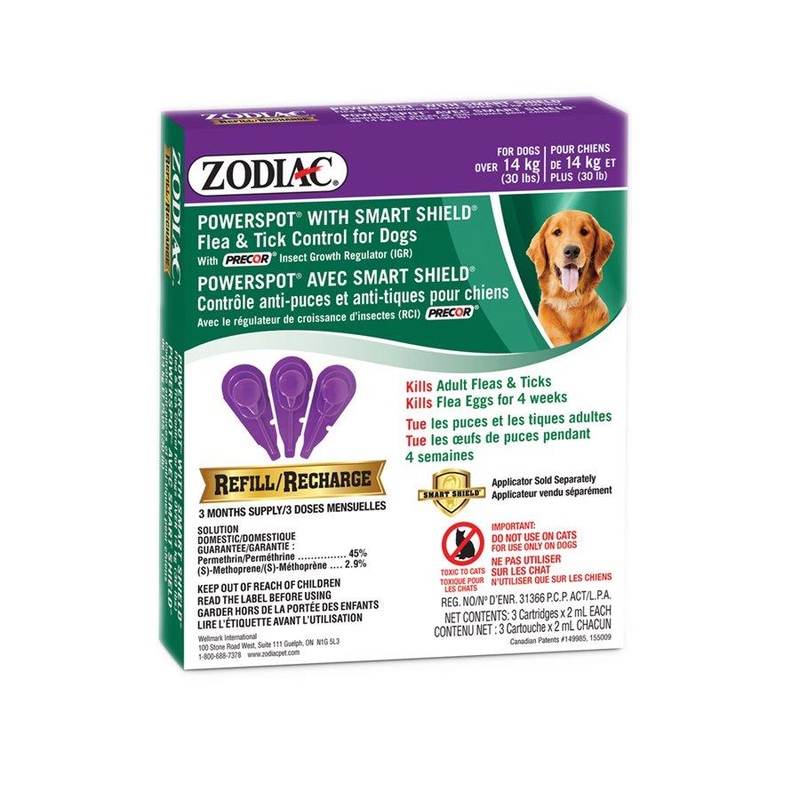 Zodiac SS Powerspot Dog Over 30lb Refill