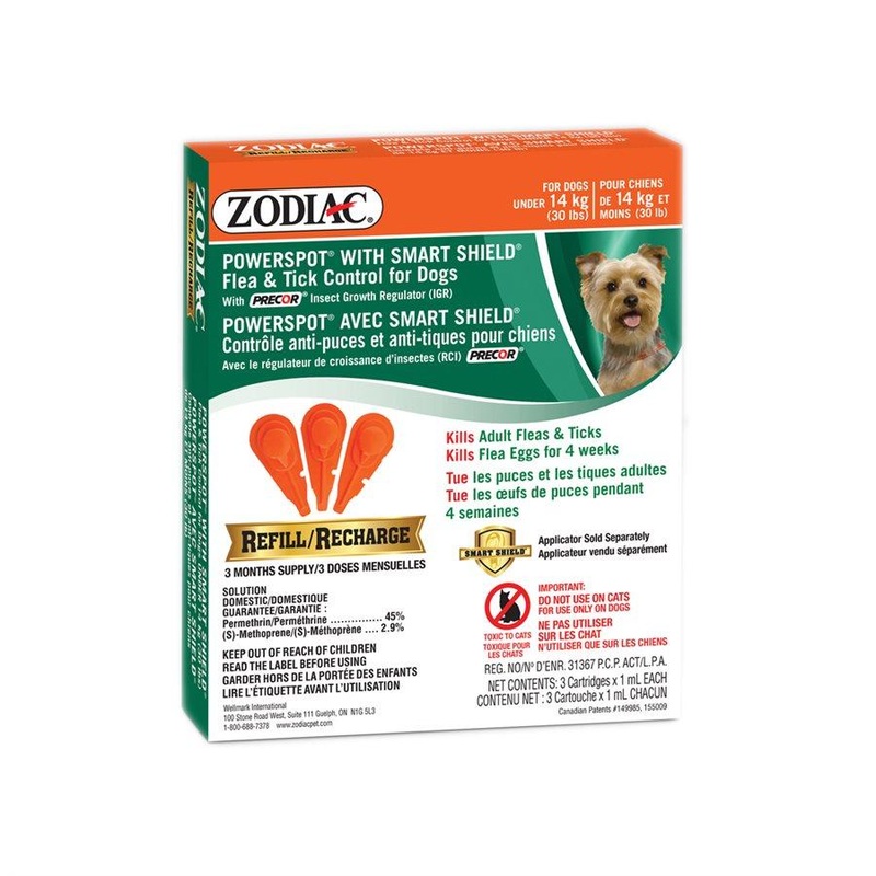 Zodiac SS Powerspot Dog Under 30lb Refill