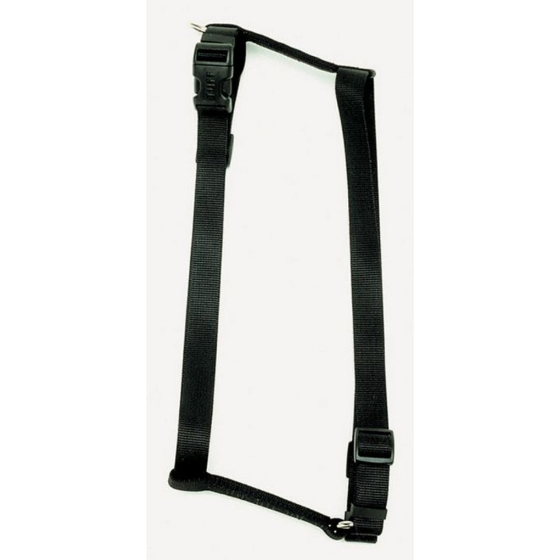 Coastal Standard Adjustable Nylon Harness Black Dog 1X1PC 5/8x14-24in