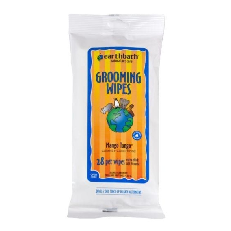 EARTHBATH Mango Tango Grooming Wipes Mango Essence Dog 1X28PK