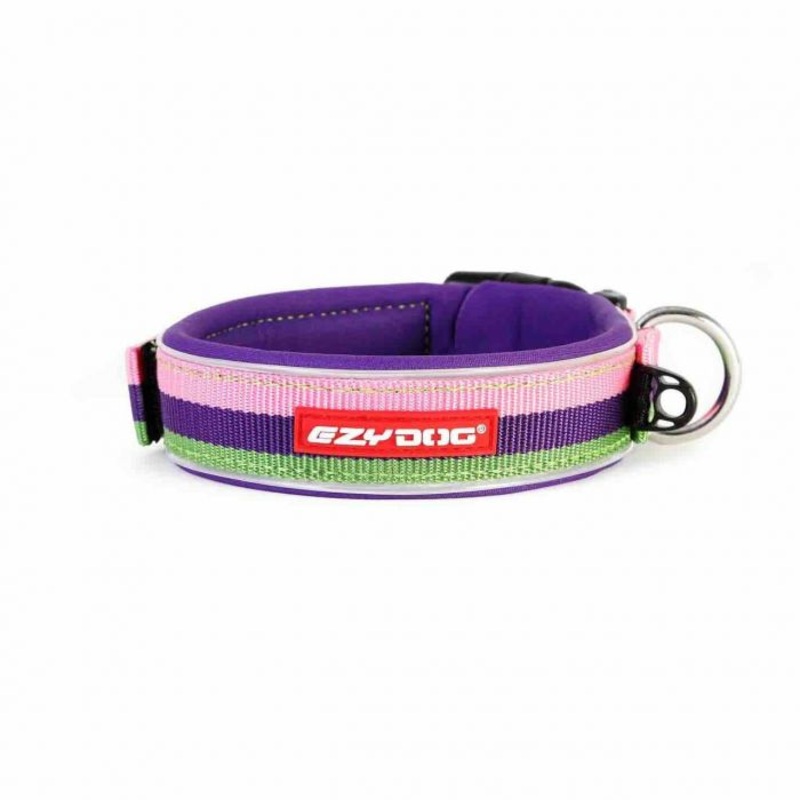 EzyDog Neo Collar Bubble Gum Large Dog