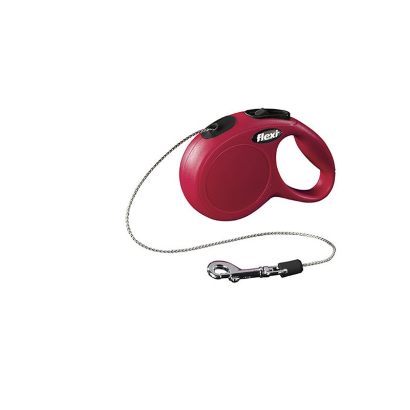 Flexi Lead - Classic - Cord Med 8m Black