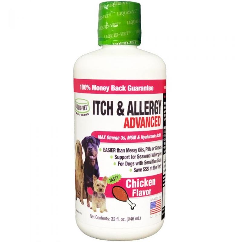 Liquid Vet Skin and Coat Advanced Chicken Dog 8oz