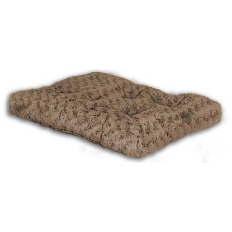 MID-WEST HOMES Ombre Mocha Swirl Fur Pet Bed 24in