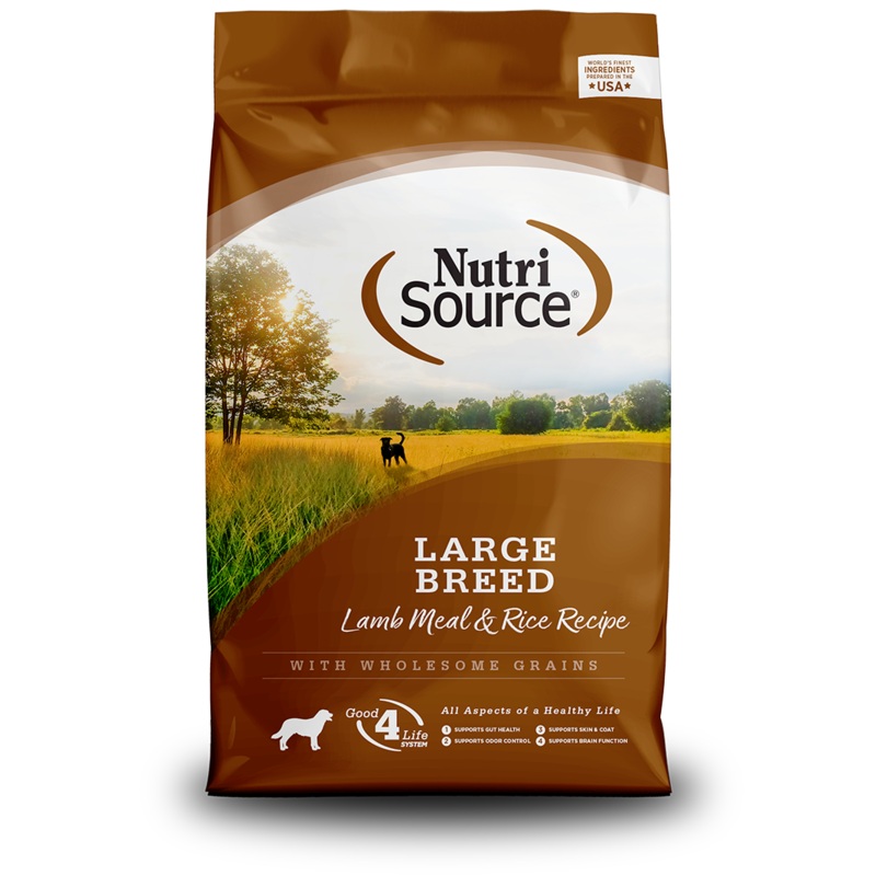Nutri Source Large Breed Adult - Lamb Meal & Rice 30lb