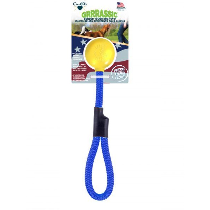 Our Pets Grrrassic Looped Retrieval Dog Toy