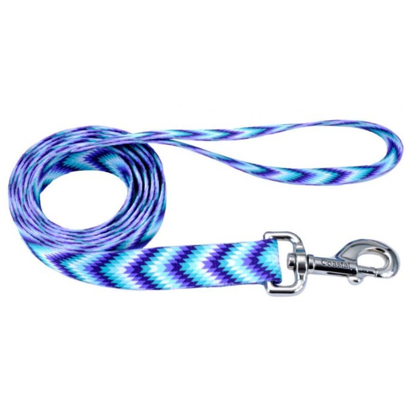 Pet Attire Styles Teal Purple Diamonds Dog Collar