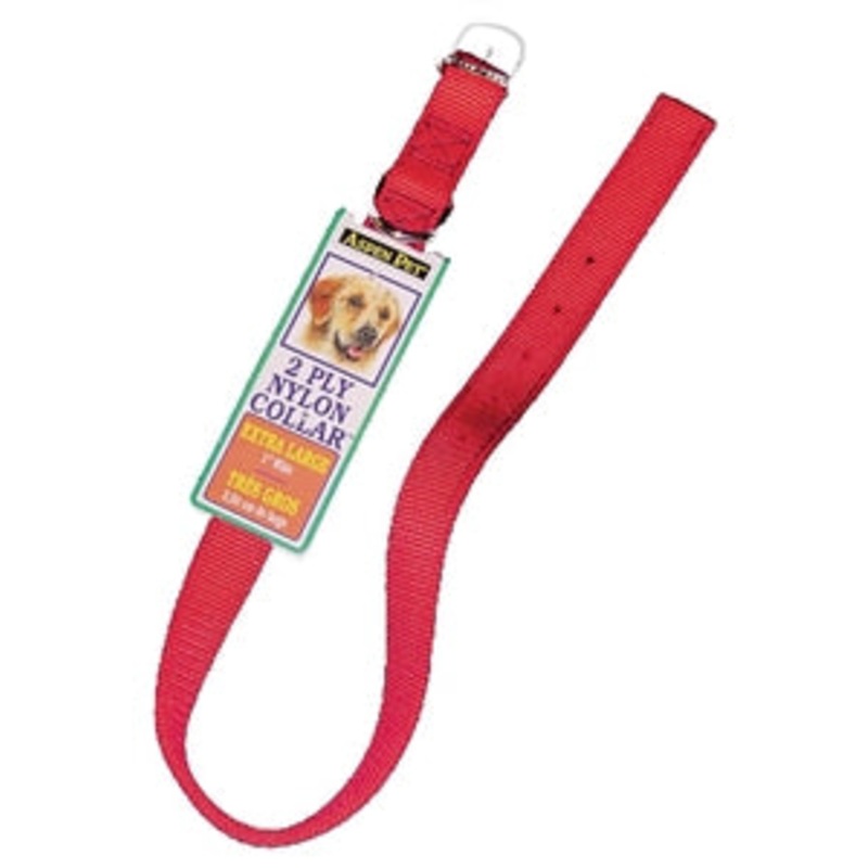 Petmate 2 Ply Custom Fit Collar (XL) (Red)