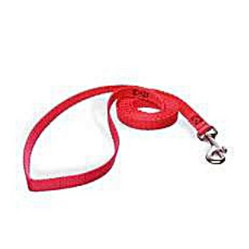 Petmate 4 Foot By 5/8 Inch Nylon Red Leash (Med)