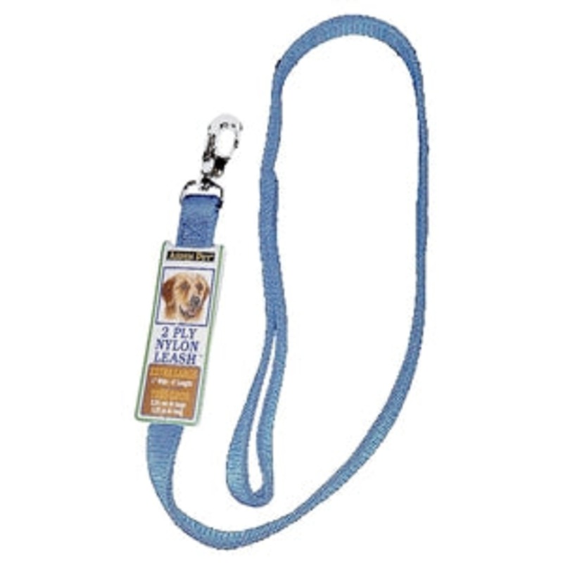 Petmate Blue Leash (Med) 5/8 in Wide - 6 ft Long