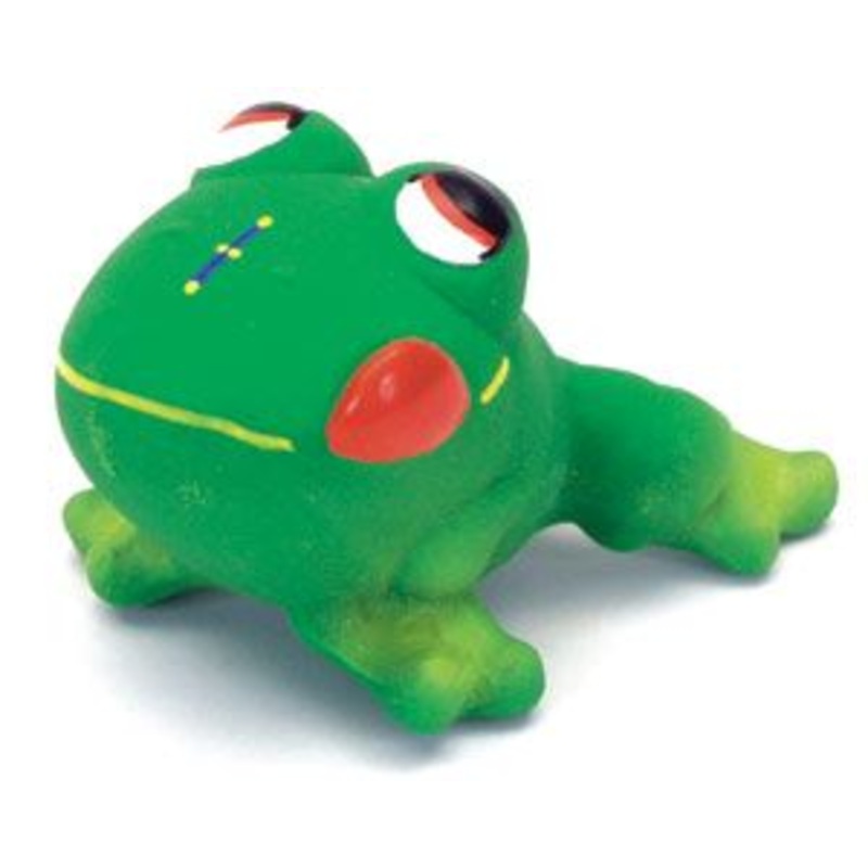 Rascals Latex Frog Dog Toy 3in