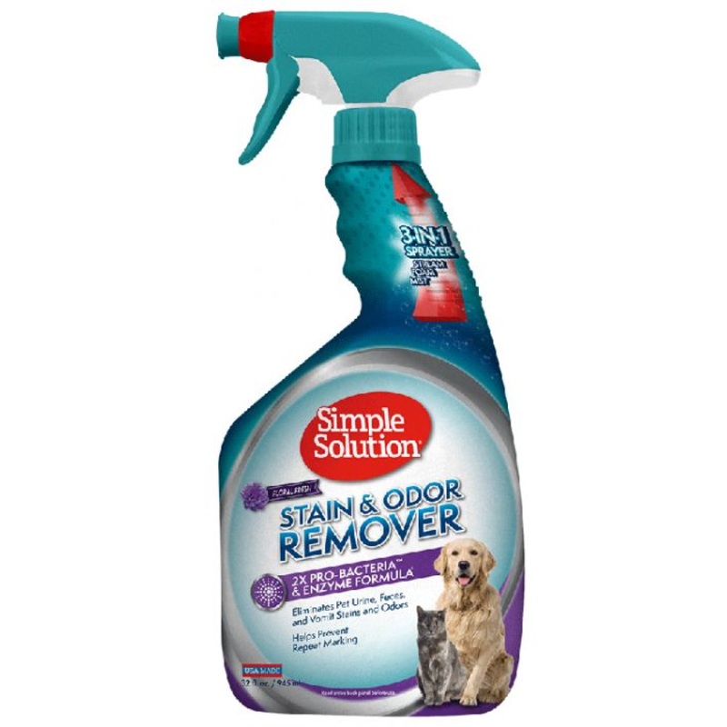 Simple Solutions Floral Fresh Scented Stain and Odor Remove Spray Dog 1X32OZ