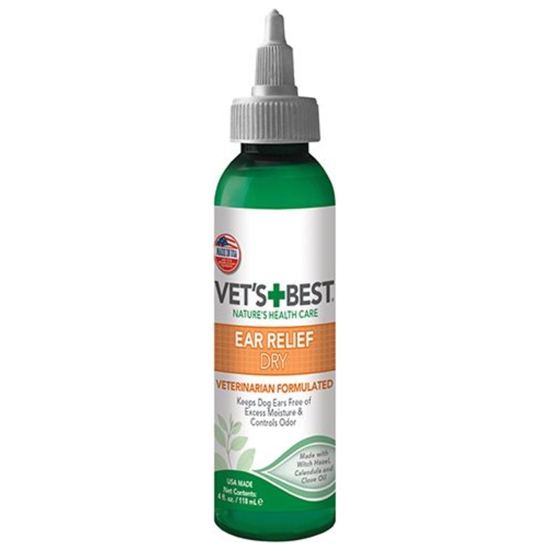 Vets Best Ear Relief Dry Dog 4oz