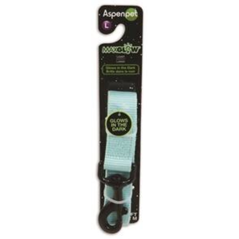 AspenPet MaxGlow Glow in the Dark Leash (L)