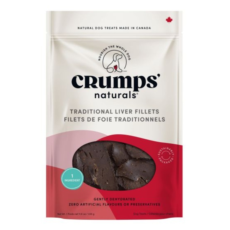Crumps Traditional Liver Fillets Dog 330g