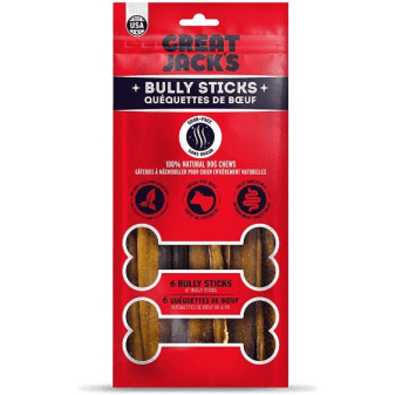Great Jack's Bully Sticks 12x 6''
