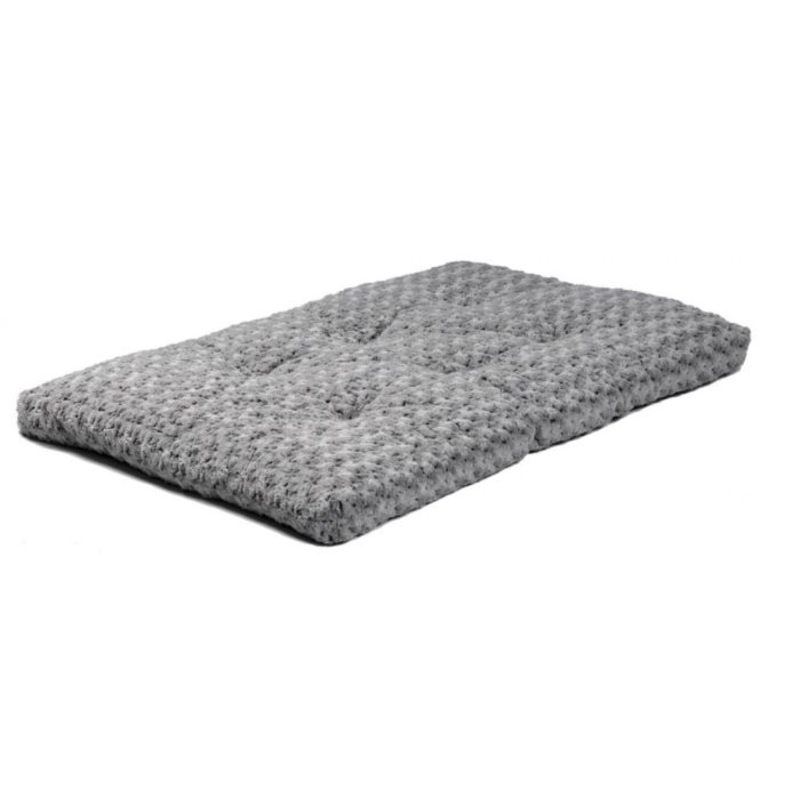 MID-WEST HOMES Ombre Gray Swirl Fur Pet Bed