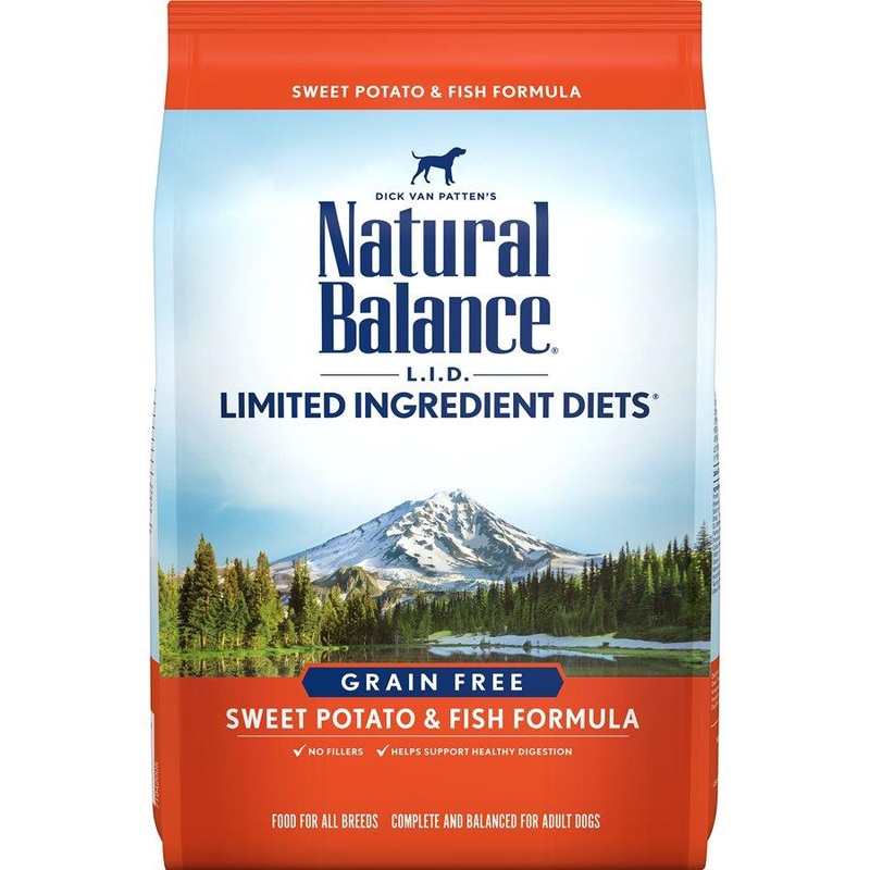 Natural Balance Dog LID Sweet Potato & Fish Formula 4.5LB