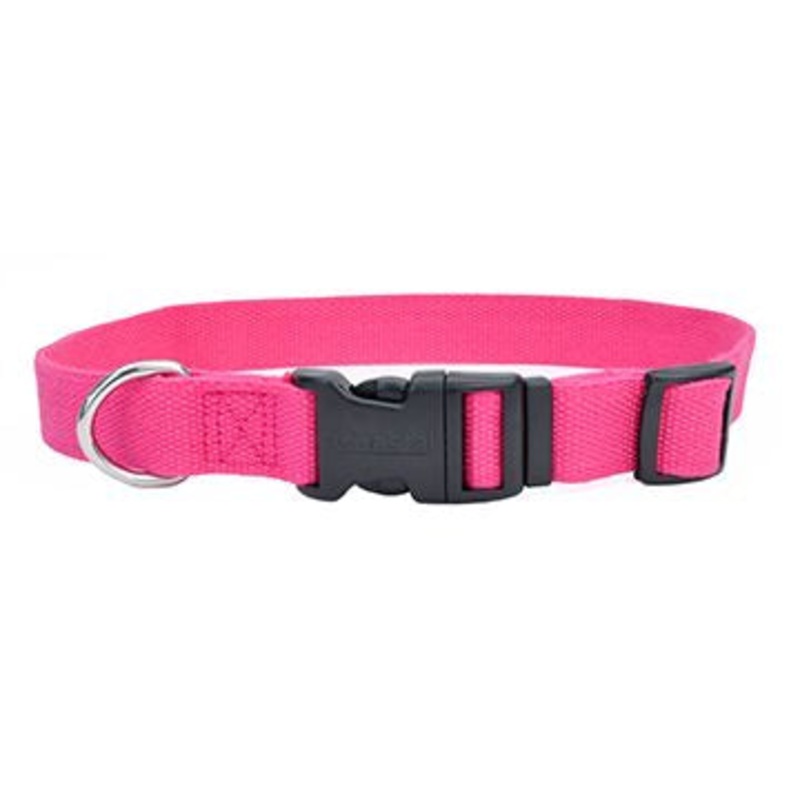 New Earth Soy Adjustable Collar Fuchsia Dog