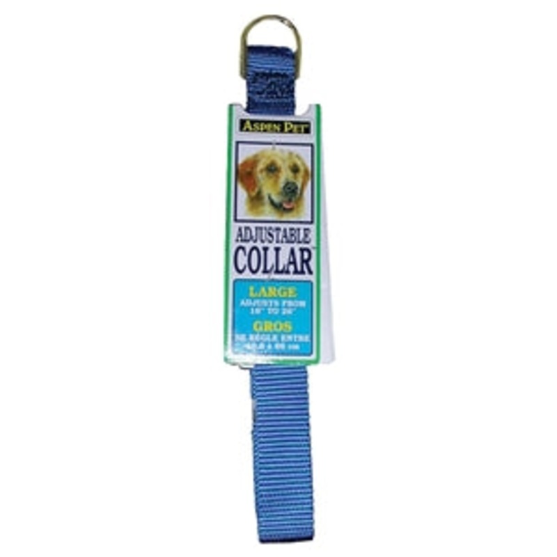 Petmate Adjustable Collar (16in - 26in) (Blue)