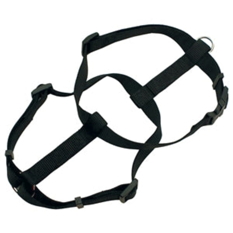 Petmate Black Adjustable Harness (Med) 14 in - 20 in